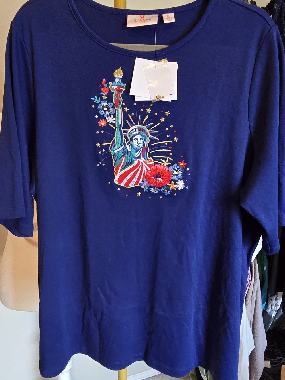 Quacker Factory XL Liberty Tee